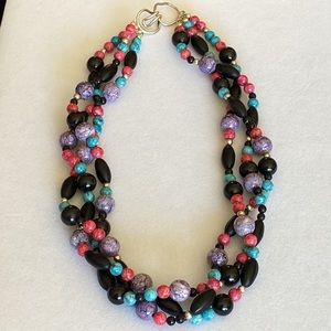 Vintage Art Bead Necklace